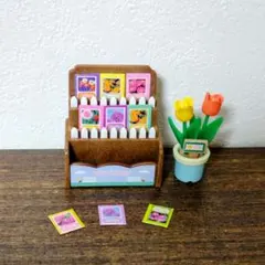 シルバニア　ガーデンセットの付属品　チューリップ　棚