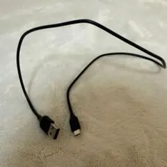 Bタイプ充電ケーブル 黒