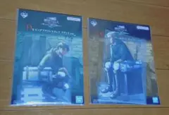 一番くじ 進撃の巨人 D賞 E賞 ビッグアクリルスタンド