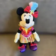 ミニーマウス ぬいぐるみバッジ　パーティグラ