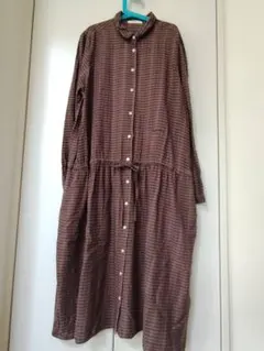 ニコアンド　ロングシャツワンピース