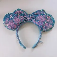 【TDR】スパンコールカチューシャ(ブルー)のサムネイル