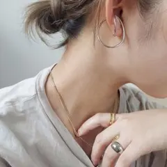 bellme レディース　イヤーカフ　イヤリング　シルバー