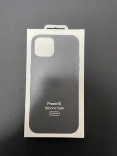Apple iPhone 15 シリコーンケース ブラック