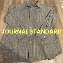 【美品】ジャーナルスタンダード　チェック柄 長袖シャツ！