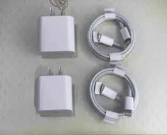@2個 充電器 1m2本 タイプC iPhone 本日発送 純正品質 (6sT1