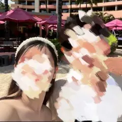 パール装飾ヘアカチューシャ