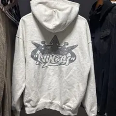 な*ゅ様 9090 ラメ パーカー 白