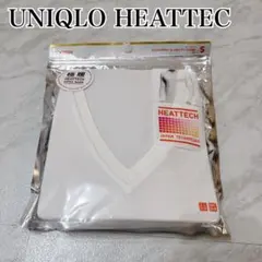 ユニクロ　ヒートテック　エクストラウォーム　VネックT　九分袖　S　ホワイト