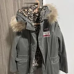 ▽00s y2k美品✨アヴィレックス ヒョウ柄 フライトジャケット N2B 短丈