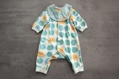 breeze / ライオン 水玉 ロンパース　サイズ70　●同柄スタイおまけ●