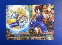自己排出 미사용 ドラゴンボール改ドラゴンバトラーズ ベジット 2枚セット