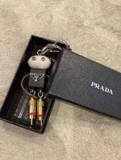 ★PRADA★プラダ／キーリング／ロボットチャーム／キーホルダー／エドワード