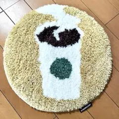 Starbucks 円型ラウンドマットおしゃれ♡