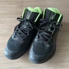 美品　NOVA FLOW 2 asics バッシュ　24.5 黒　ミニバス