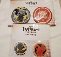 ハイキュー!! 　校章ワッペン　マグネット