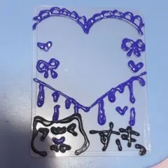경질 카드 케이스 데코 체키풍 푹신한 데코 체키 케이스