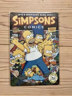 Simpsons Comics メタルプレート ブリキ看板 インテリア