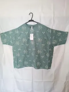 花柄オーバーサイズ半袖シャツ