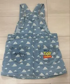 TOY STORY デニム ジャンバースカート