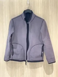 UNIQLO　リバーシブル　フリース ジャケット 　グレー系　ブラック系