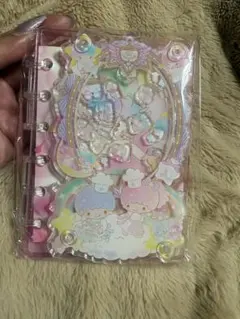 【新品】シャカシャカシール帳/シール帳A7　キキララ サンリオ メモ長 シール