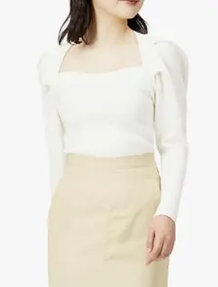 SNIDEL スナイデル （snidel）コルセットデザインニットプルオーバー