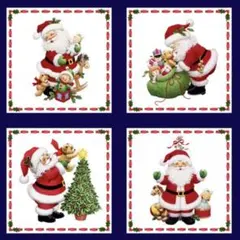 【10%OFF】 USAコットン Ami Moreheadクリスマスサンタパネル