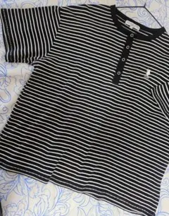 U.S. POLO ASSN. ボーダー ヘンリーネック 半袖Tシャツのサムネイル