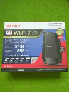未開封品　BUFFALO Wi-Fi 7 ルーター WSR6500BE6P-BKのサムネイル