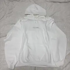 【値下げ中】WHO'S WHO gallery バックプリントパーカー ホワイト