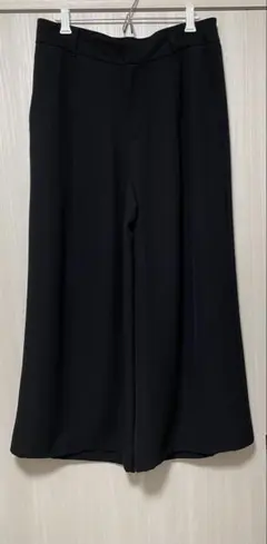 GU タックワイドパンツ ブラック