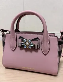 Samantha Vega ハンドバッグ ピンク チェックのサムネイル