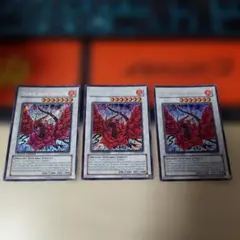 遊戯王 Black Rose Dragon シークレットレア3枚セット