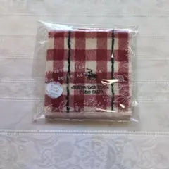 POLO CLUB タオルハンカチ　 ポロ刺繍　赤チェック柄のサムネイル