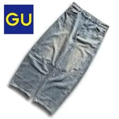 【2XLサイズ✨】GU バレルレッグジーンズ 丈標準 男女兼用