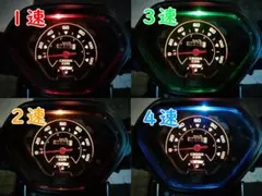 クロスカブ　JA45 AA06 JA10　LEDシフトインジケーター　防犯効果ものサムネイル