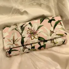 D&G ドルチェ&ガッバーナ リリープリント 長財布 ピンクのサムネイル
