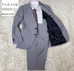 【美品・良品】TAKAQ MALE&Co.ビジネススーツオールシーズン対応