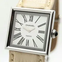 【新品電池交換済】CHANEL マドモアゼル ローマン QZ