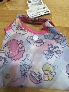 リトルツインスターズ 収納ポーチ付きエコバッグ