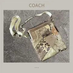 COACH コーチ　スクエア ショルダーバッグ　レディース