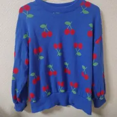 チェリー柄 長袖 トレーナー 110cm ♡