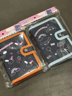 サンリオ　デニムシール帳セット　うさはな　シナモン　新品　シール交換