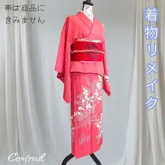 k1 二部式着物 セパレート着物 帯なし 和装 簡単着付け 着物風セットアップのサムネイル