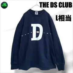 THE DS CLUB トレーナー 長袖 紺 L相当 プリント 刺繍 メンズ