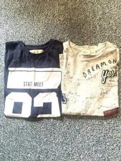ZARA BOYS 男の子 Tシャツ 2枚セット 122 128