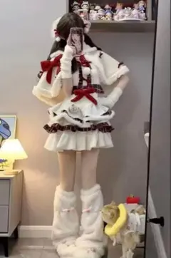ホワイトサンタ　Sサイズ　クリスマス　コスプレ　かわいい