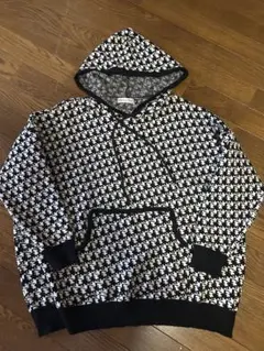 CHRISTIAN DIOR ハウンドトゥースニットパーカー