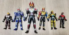 仮面ライダー ソフビ フィギュア 6体セット